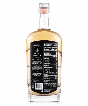 Spirit of Tequila: Award-Winning Non-Alcoholic Cocktail Mixer | Smoke & Agave | 5 Calories | Vegan & Gluten-Free | Mood-Lifting Vitamins - 750ml - Buy Online on GoSupps.com