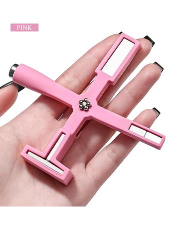 12Pcs Cat Eye Nail Art Magnet Tools Kit - 5 in 1 Magnet for 3D Gel Polish - DIY or Salon Use - Pink - Buy Online on GoSupps.com