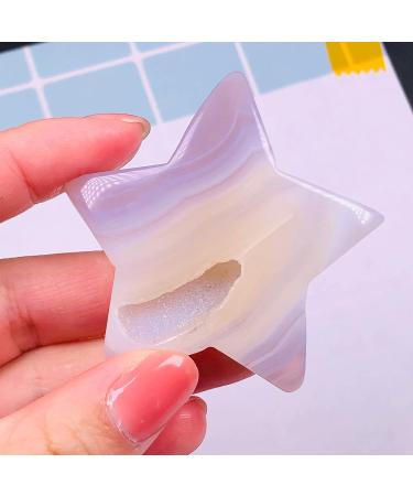 Home Decoration Natural Agate Pentacle Geode Crystal Rock Specimen Reiki for Decor Stones kaixun (Color : Randomly Send Size : 3 Pieces) 3 pieces Randomly Send - Buy Online on GoSupps.com