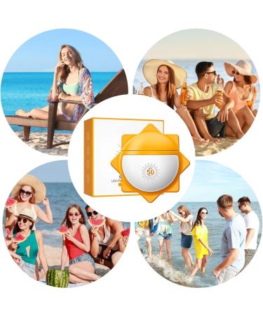 Sunscreen Lotion SPF Sunscreen | Broad SPF50+ Facial Sunscreen | 1.41 oz Daily UV Protection Non-Greasy Sunscreen for Dry Skin Combination Oils - Buy Online on GoSupps.com