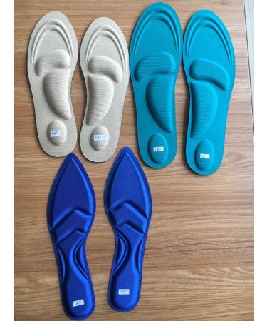 G&V Memory Foam Insole for Aching, Swollen, Diabetic, Arthritic Feet - Women's Beige - Buy Online on GoSupps.com
