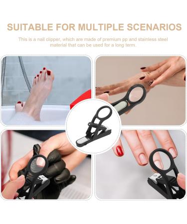 minkissy Magnifying Glass Nail Clippers Stainless Steel Nail File Toenail Clippers Nail Cutters with Magnifier Fingernails Clippers Nail Trimmers Stainless Steel Elder Armor Advanced - Buy Online on GoSupps.com