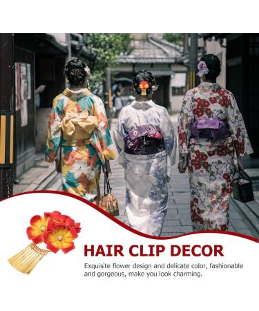 Beaupretty Kimono Headgear Accesorios Para Mujer Japanese Kimono Hair Claw Clips for Women Floral Headwear Wedding Hair Accessories for Women Retro Dresses Miss Iron Chinese Style Side Clip - Buy Online on GoSupps.com