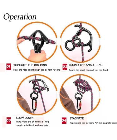 2win2buy Rescue Figure 8 | 50kN Aluminum Alloy Abseiling Equipment - Secure Abseil Tool - Buy Online on GoSupps.com