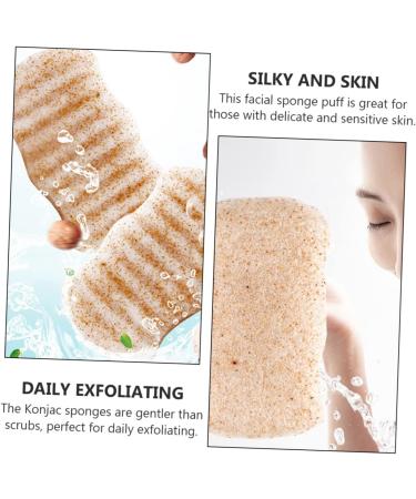 minkissy 1pc Face Wash Makeup Remover Puff Body Wash Sponge Facial Exfoliating Sponge Skin Cleaning Sponge Facial Sponges Bath Sponges for Shower Cleansing Bucket Baby - Buy Online on GoSupps.com