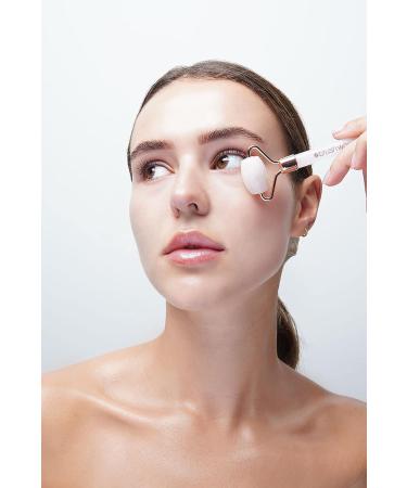 Buy Brushworks Brazilian Rose Quartz Stone Roller | Best Facial Massage Tool | International Shipping Available - Buy Online on GoSupps.com