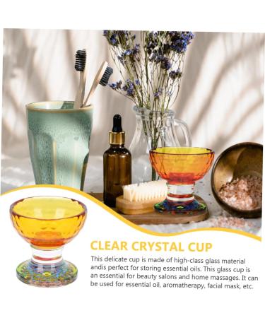 Healvian fourniture de cosm tiques pur spa bain Bol m langer bol m langeur en verre bol de masque facial modulant tasse de m lange de masque Un verre - Buy Online on GoSupps.com