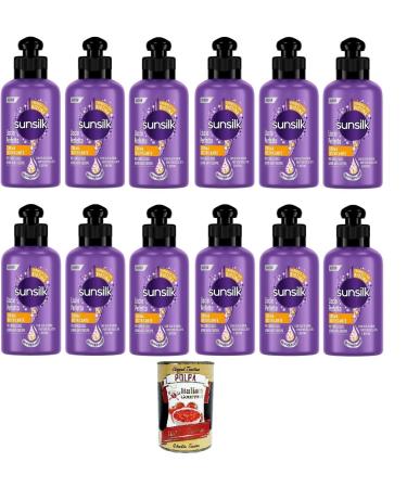 Unilever Sunsilk Perfect Smooth Detangling Cream 12 pieces cream for longlasting smooth hair without rinsing 200 ml + Italian Gourmet Polpa 400 g