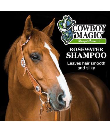 Cowboy Magic Rose Water Shampoo 32oz - Gentle Cleansing for Soft & Shiny Hair - Buy Online on GoSupps.com