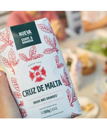Cruz de Malta Yerba Mate Tradicional 3 kg (1000g x 3) - Authentic Argentine Mate Tea - 24 Months Aged - International Shipping - Buy Online on GoSupps.com