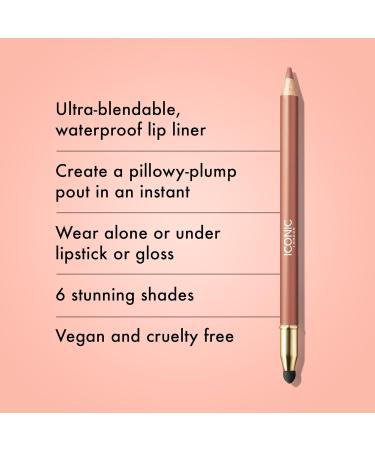 Buy ICONIC LONDON Fuller Pout Sculpting Lip Liner - Blendable Dual Ended Vegan & Cruelty-Free Makeup Perfect for a Full Lip Look - Buy Online on GoSupps.com