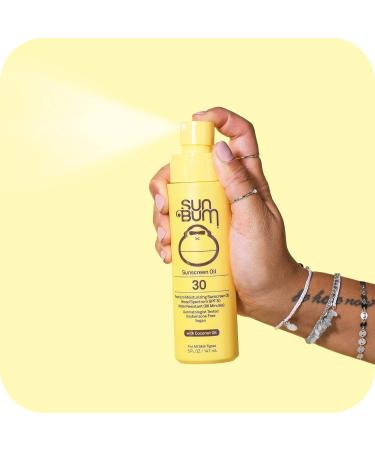Sun Bum Original SPF 30 Sunscreen Oil - Vegan Reef Friendly Broad Spectrum UVA/UVB Moisturizing Lotion with Vitamin E - 5 oz | 2 Pack - Buy Online on GoSupps.com