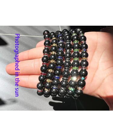 Magnetic Hematite Bracelet for Men & Women - 6mm Green - Improve Sleep Relieve Joint Pain Eliminate Static Electricity - Buy Online on GoSupps.com