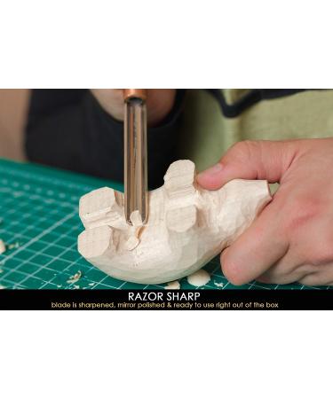 BeaverCraft Wood Carving Gouge K9/10 - Compact Woodworking Hand Chisel for Beginners and Pros - Buy Online on GoSupps.com