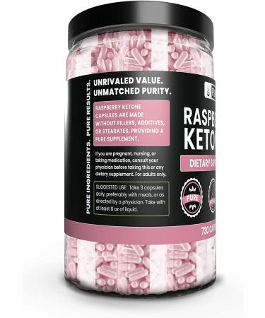Pure Original Raspberry Ketone | 730 Capsules | No Fillers | Lab Verified | 730 Count - Buy Online on GoSupps.com