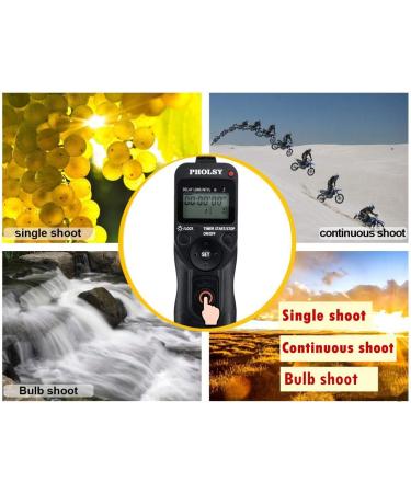 Pholsy N10 Timer Remote Control Cable for Nikon Z5 Z7-II Z6 D750 D780 | Intervalometer Replaces MC-DC2 N10 | Compatible with D5600 D5500 D5300 D3300 & More - Buy Online on GoSupps.com
