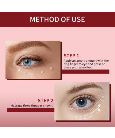 Caffeine Eye Cream for Dark Circles & Puffiness | Anti-Aging Under Eye Serum for Bags Wrinkles & Fine Lines - Visible Firming & Tightening Formula - Buy Online on GoSupps.com