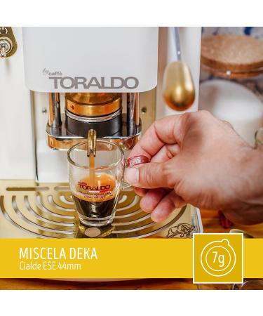  caff toraldo CAFF TORALDO | ESE 44 Pods | Selected Coffee Grilled and Roasted in Italy | Excellence of Neapolitan Coffee (600 Waffles Mix Dek) - Buy Online on GoSupps.com
