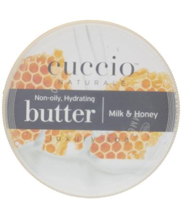 Cuccio Naturale Butter Blends Milk & Honey Body Cream - Ultra-Moisturizing 8 Oz for Dry Skin Repair - Buy Online on GoSupps.com