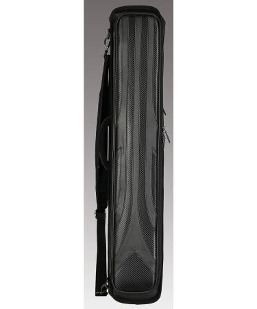 LUCASI Tournament Pro 4x8 Pool Cue Case - Carbon Black 4x8 with Jump Break Extensions and Extra Shaft - Buy Online on GoSupps.com