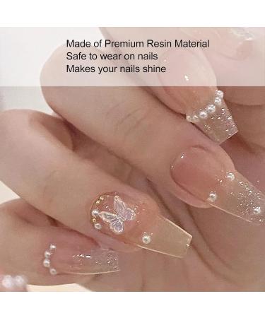 2 Boxes Nail Art Decoration Mixed Color Nail Rhinestones with Different Shapes Flatback Safe Nail Art Supplies for Girl Women Multifunctional DIY Nail Accessories for Home Salon - Buy Online on GoSupps.com