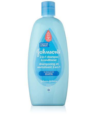 Johnson's Baby 2-in-1 Shampoo and Conditioner for Thick/Curly Hair 532ml