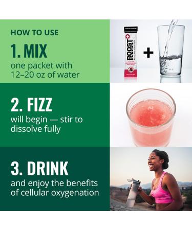 Boost Oxygen Next-Level Hydration Packet | Electrolyte & Bicarbonate Super Blend | Supports Healthy Circulation for Hydration, Oxygenation, Occasional Fatigue & Recovery | Mixed Berry (6 Pack) 0.27 Ounce (Pack of 6) - Buy Online on GoSupps.com