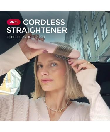 Buy TYMO Cordless Hair Straightener Brush - Portable Mini Ionic Hot Comb for Travel | Lightweight Fast Charging & Cordless Hair Styling Tool for Women - Buy Online on GoSupps.com