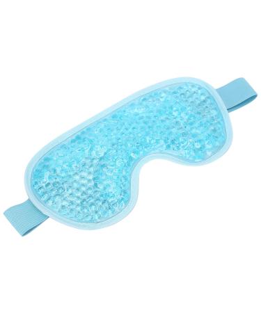 Luocute Gel Eye Packs Cold Hot Compress for Puffy Eyes Headache Migraine Sinus Pain Stress Relief with Elastic Band for Men Women Sleep Improvement