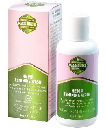 Miss Bud s Hemp Intimate Feminine Wash Balanced pH Levels Green Tea and Chamomile Extract