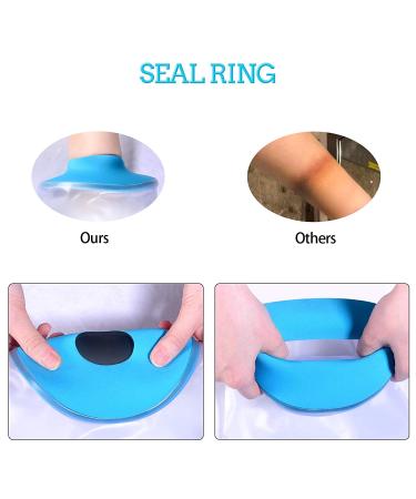 Kids Arm Cast Cover - Waterproof Bag for Shower & Bath, Watertight Protector for Wound & Bandages, Reusable & Skin-Friendly (Medium) - Buy Online on GoSupps.com