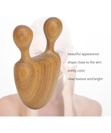 Premium 2-Part Wood Facial Massage Device | Nose Massage Tool for Men & Women | Reduces Edema & Improves Circulation | Perfect Gift - Buy Online on GoSupps.com