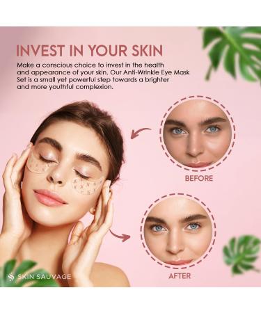 Anti-Wrinkle Eye Mask Set - Stylish Storage Tin for Revitalization & Rejuvenation | International Shipping Available - Buy Online on GoSupps.com