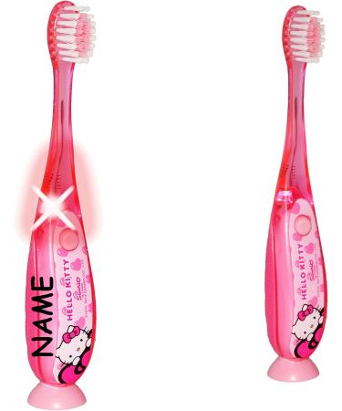 Hello Kitty LED Baby & Children Toothbrush - Extra Soft Bristles 1-Minute Timer & Suction Cup - Ideal Kids Oral Care - Buy Online on GoSupps.com