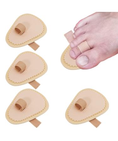 4 Pieces Bunion Pads Hammer Toe Support Toe Splint for Toes  Joint Realign Cushion Brace for Claw  Curled  Crooked Toe  Toe Straightener