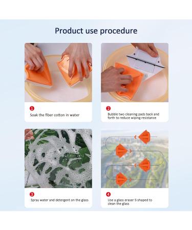 Magnetic Window Cleaner Double Sided Kite Shaped Window Brush ABS Adjustable Window Brush Glass Wiper Magnetic Cleaning Tools Outside Window Cleaner Magnetic for for Shower Doors - Buy Online on GoSupps.com
