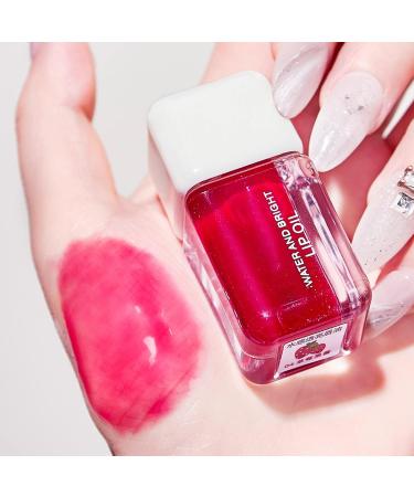 WGUST Hydrating Lip Glow Oil - Nourishing Fruit Extract Plumping Lip Gloss for Dry Lips - Transparent Roll-on Lip Oil Tint - Non-Sticky Primer Lip Tint - 0.10 Fl Oz - Buy Online on GoSupps.com