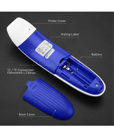 Shop Paryvara Digital Forehead and Ear Thermometer - Medical Grade Accuracy - Buy Online on GoSupps.com