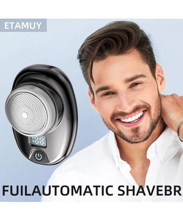 Portable Mini Electric Razor for Men - Waterproof USB Rechargeable Shaver (Gradual Black) - Buy Online on GoSupps.com
