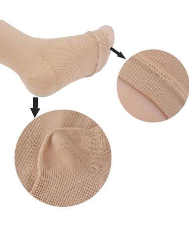 Buy Knee High Compression Stockings with Zipper & Pocket Belt - 2 Pairs XXL for Varicose Veins Edema & Outdoor Sports - Buy Online on GoSupps.com