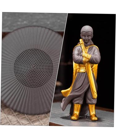 Alipis Tea Leak Tea Pet Office Decore Ceramic Tea Funnel Buddha Multipurpose Tea Pet Personality Collection Assorted Color 15x9cm - Buy Online on GoSupps.com