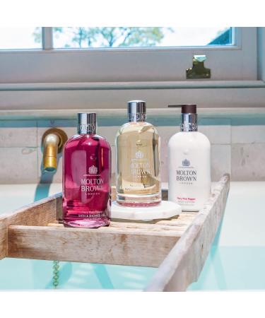 Molton Brown Fiery Pink Pepper Bath and Shower Gel 300ml - Luxurious Cleansing Experience - Buy Online on GoSupps.com