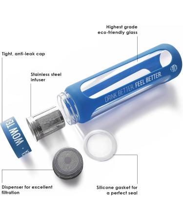 WOW TEA 42-Day Biofit Berry Tea - Cleanse & Maintain Weight with Detox & SlimFit Teas in Blue Bottle | International Shipping Available - Buy Online on GoSupps.com