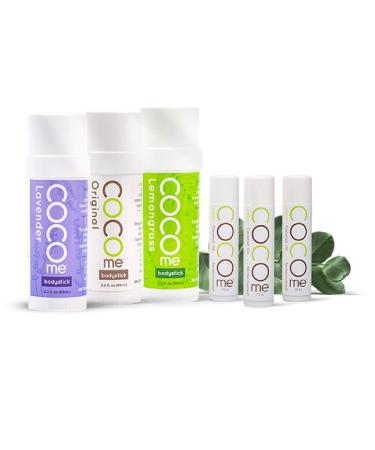 CocoMe Organic Moisturizing Bodystick and Lip Balm Bundle