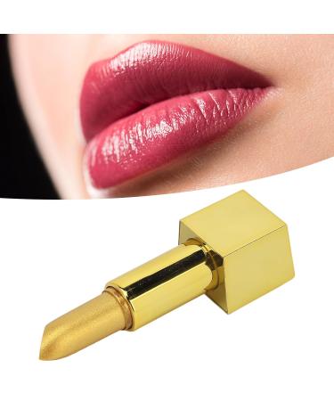ZJchao Color Change Metallic Glitter Lipstick - Long Lasting Moisturizing Gold Bar Shell | Perfect Gift for All Occasions - Buy Online on GoSupps.com