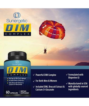 Premium DIM Supplement with 150mg DIM, Broccoli, Calcium D-Glucarate & Bioperine - Menopause Support & Balance - 60 Capsules - Buy Online on GoSupps.com