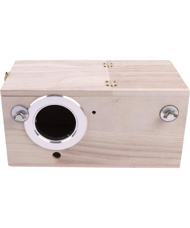 X-Large Hand Crafted Parakeet Nest Box with Coconut Fiber - Ideal for Cockatiel, Lovebirds, Parrotlets & Small to Medium Birds - Buy Online on GoSupps.com
