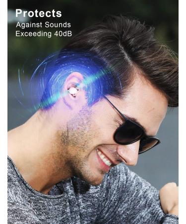 Bluedio NE Soft Silicone Sleep Earplugs -40dB for Sleeping, Concerts, Festivals | Noise Reduction Ear Plugs for Comfortable Fit - Buy Online on GoSupps.com