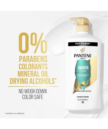 Pantene Smooth and Sleek Shampoo, Conditioner, and Hair Treatment Set - Frizz Control for Color-Treated Hair - Buy Online on GoSupps.com