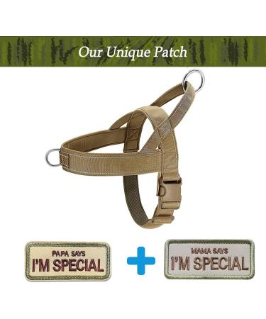 Buy Eeyfarog No Pull Dog Harness for Small to Medium Dogs - Reflective Adjustable Safe & Comfortable - Brown (S) - International Shipping Available - Buy Online on GoSupps.com